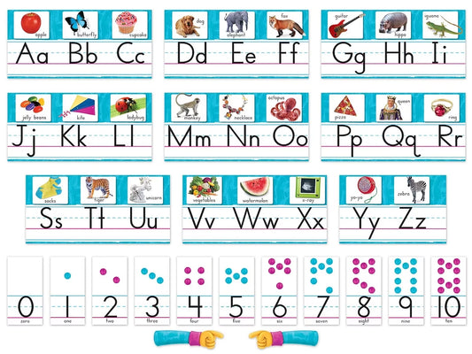 Color Harmony® Alphabet Card Bulletin Board Set - US 4033
