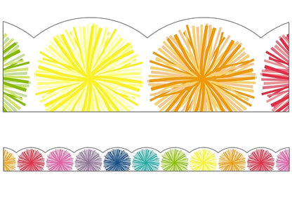 Hello Sunshine Pom-Pom Scalloped Border - US 8019