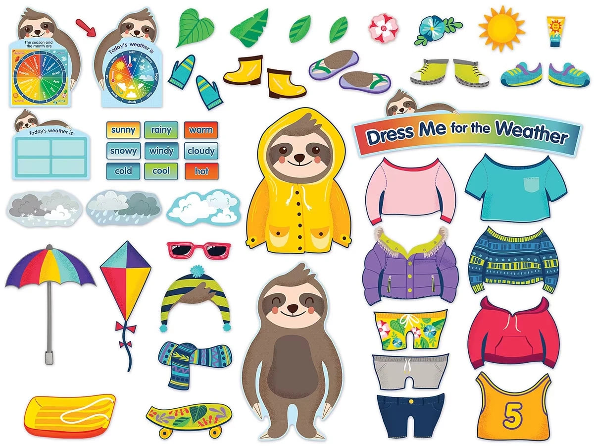One World Dress for the Weather Bulletin Board Set - US 7970