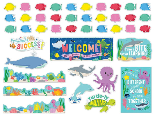 Sea Friends Bulletin Board Set - US 7326