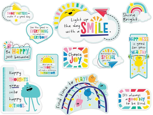 Happy Place Motivational Bulletin Board Set - US 9585