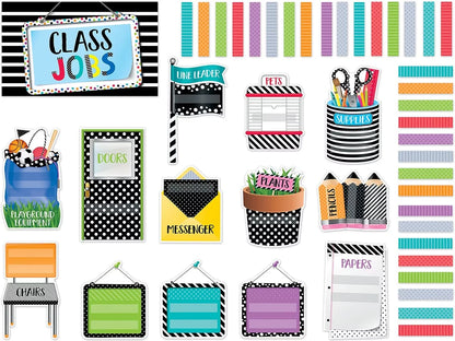 Bold & Bright Classroom Jobs Bulletin Board Set - US 5054