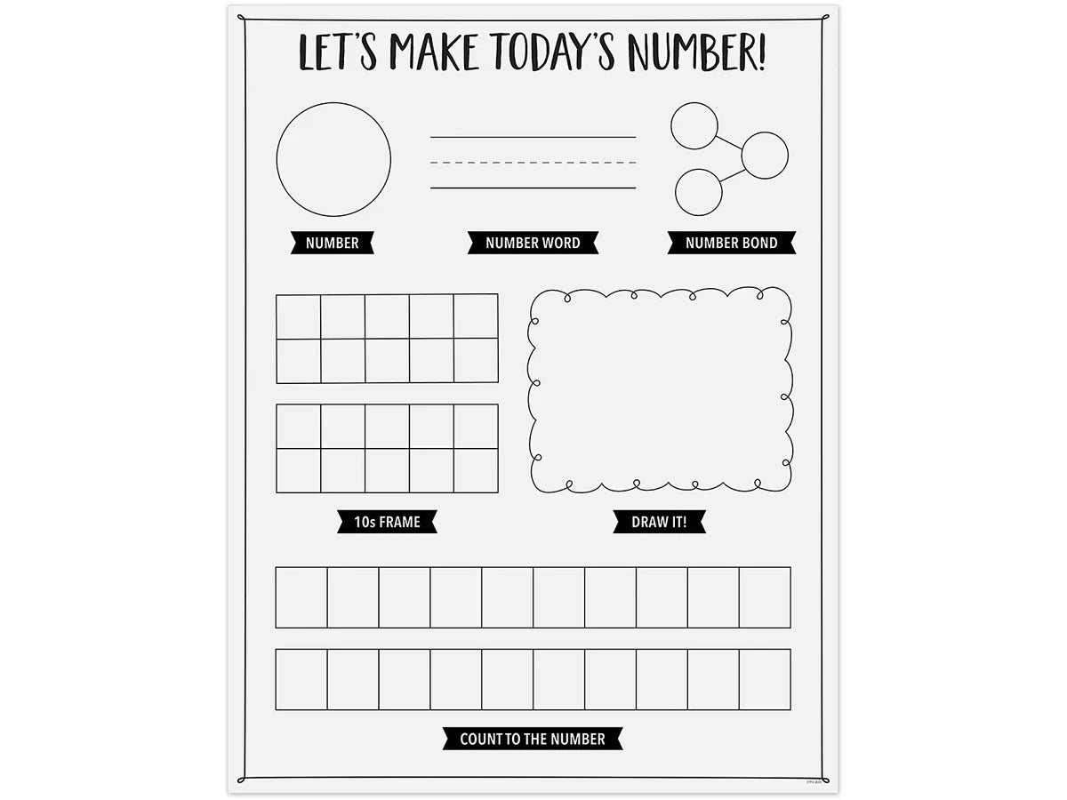 Let’s Make Today’s Number! Poster - US 3848