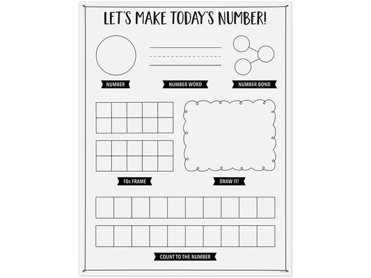 Let’s Make Today’s Number! Poster - US 3848