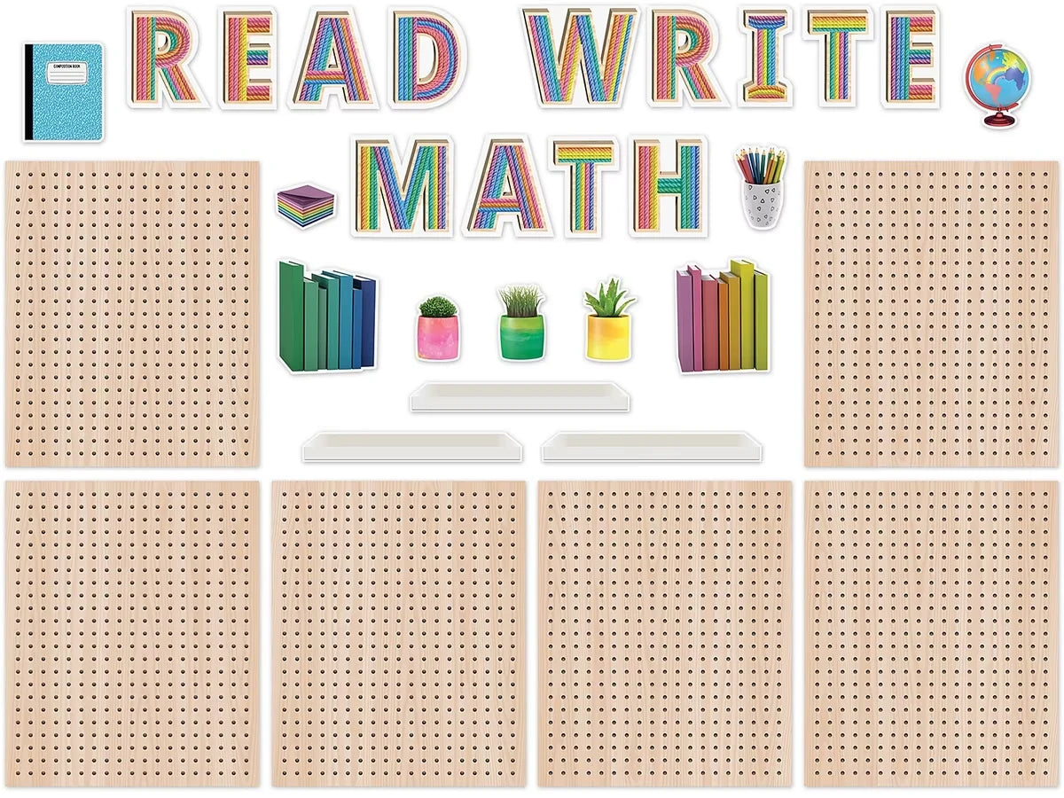 Creatively Inspired Pegboard Bulletin Board Set - US 4205
