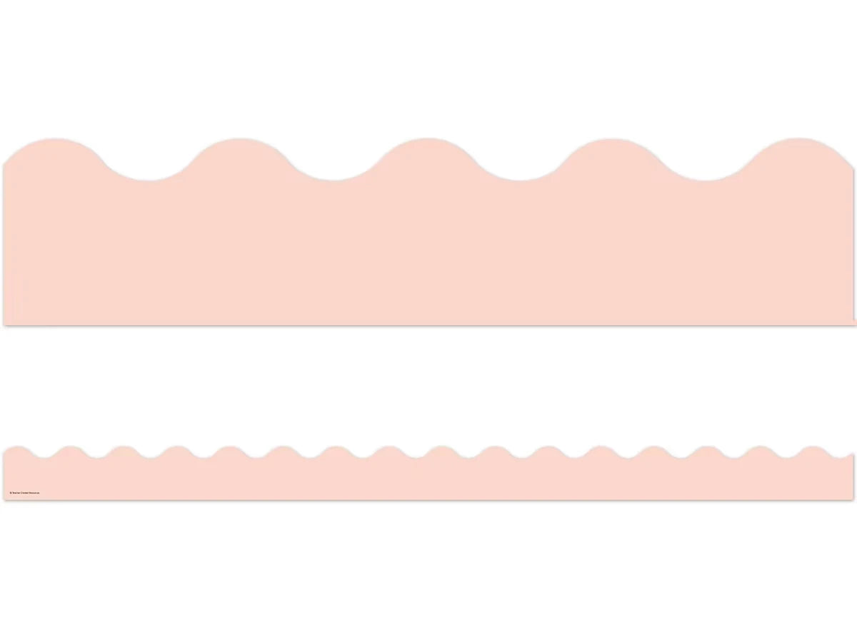 Blush Pink Scalloped Border - US 4271
