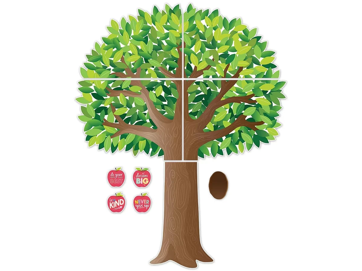 Apple Time Jumbo Tree Bulletin Board Set - US 3042