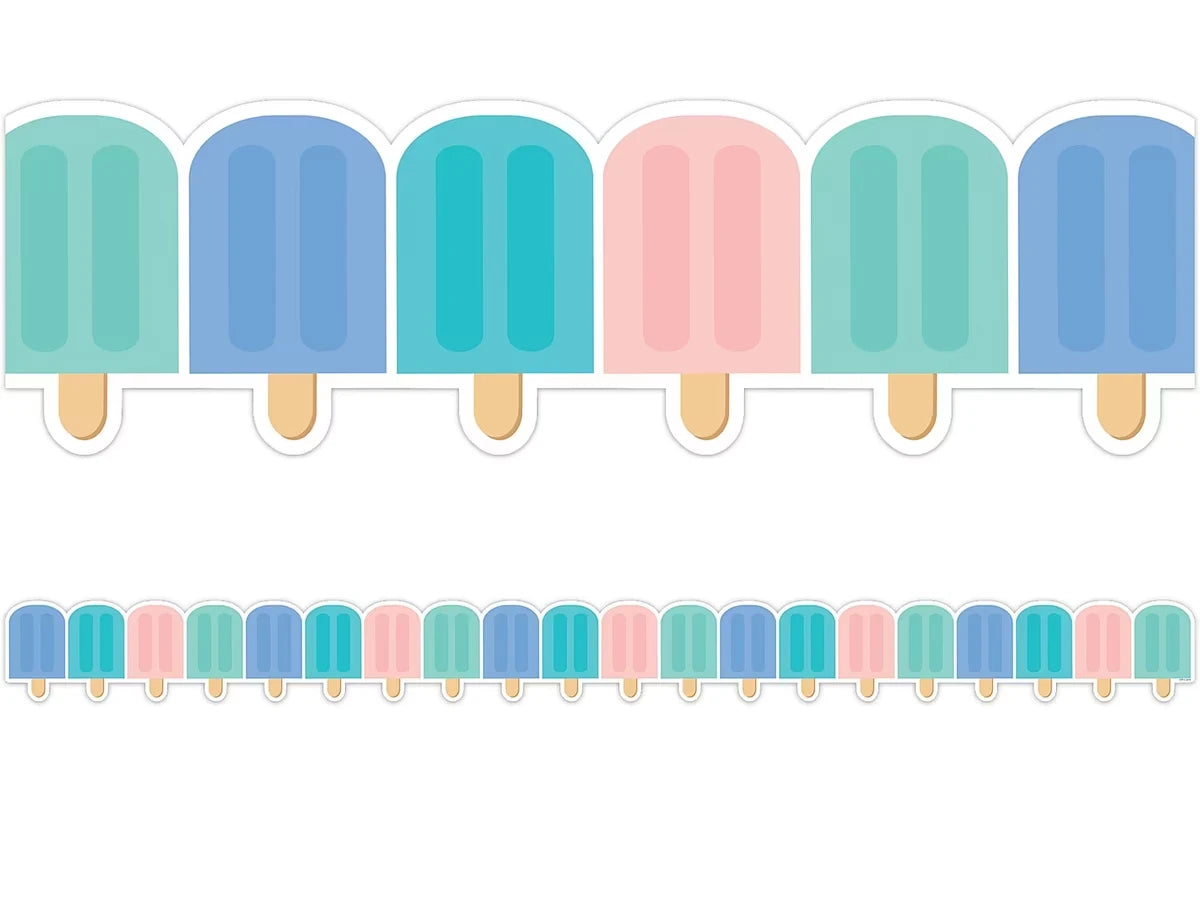 Calm & Cool Ice Pop Border - US 4457