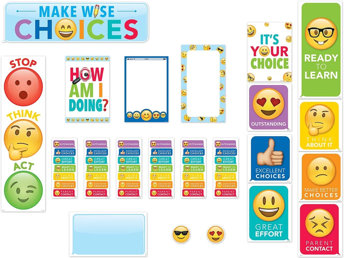 Emoji Fun Behavior Management Bulletin Board Set - US 5707