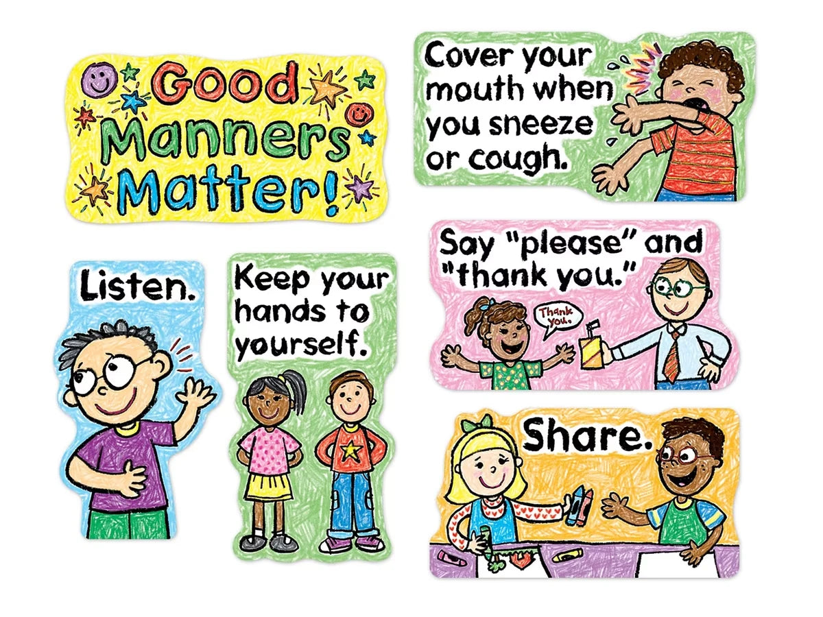 Good Manners Matter! Bulletin Board Set - US 5910