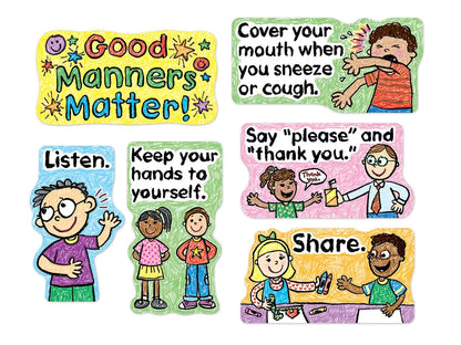 Good Manners Matter! Bulletin Board Set - US 5910