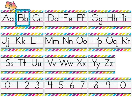 Brights 4Ever Traditional Manuscript Bulletin Board Set - US 1942