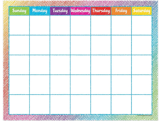Scribble Classroom Calendar - US 7558