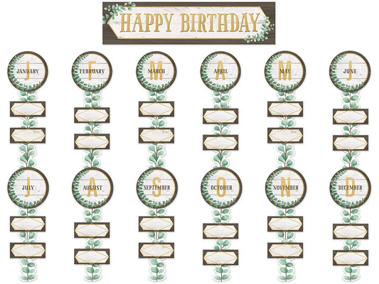Eucalyptus Birthday Bulletin Board Set - US 6251