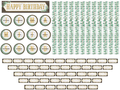 Eucalyptus Birthday Bulletin Board Set - US 6251