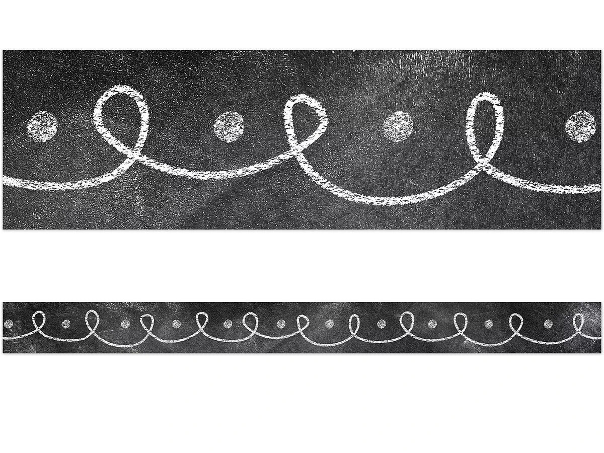 Chalk It Up! Dot & Loop Border - US 4557