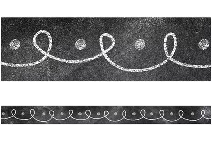 Chalk It Up! Dot & Loop Border - US 4557