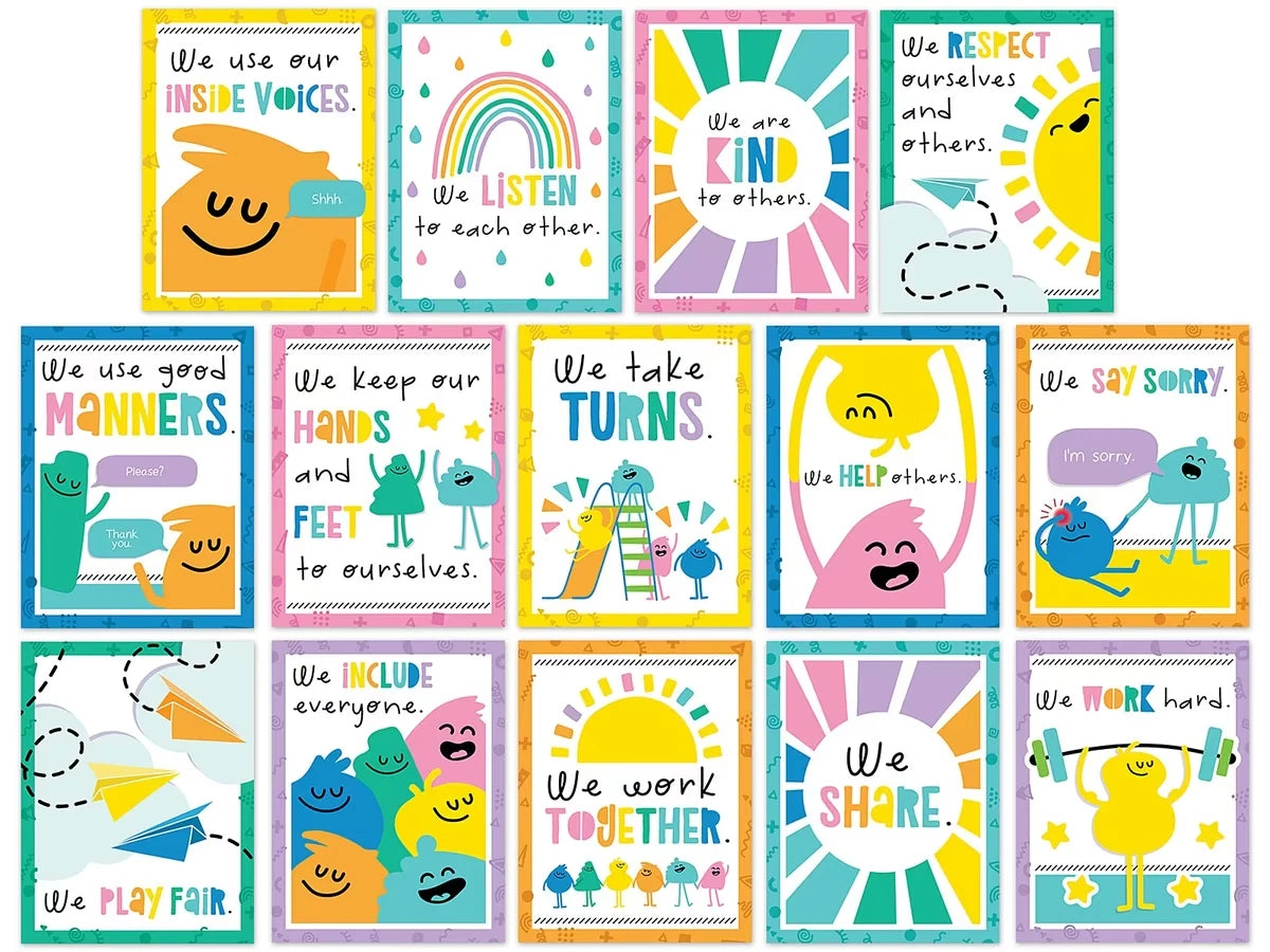 Happy Place Motivational Mini Poster Pack - US 9969
