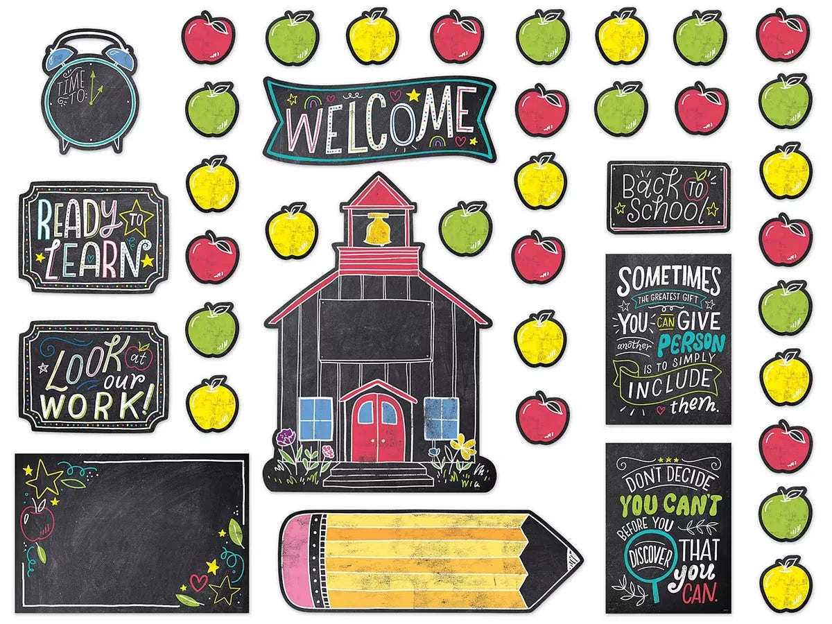 Chalk It Up! Welcome Bulletin Board Set - US 5847