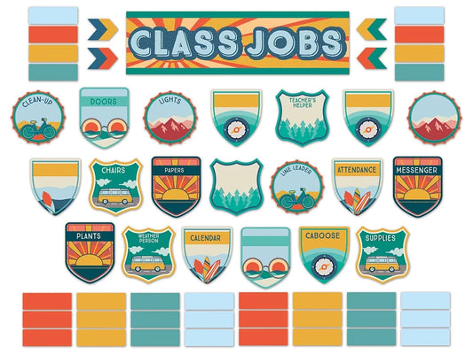 Adventurer Classroom Jobs Bulletin Board Set - US 9460