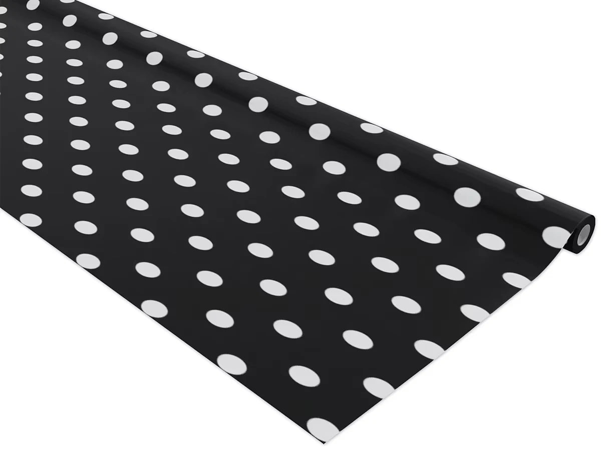 Black & White Polka Dot Fadeless® Paper Roll - US 9392