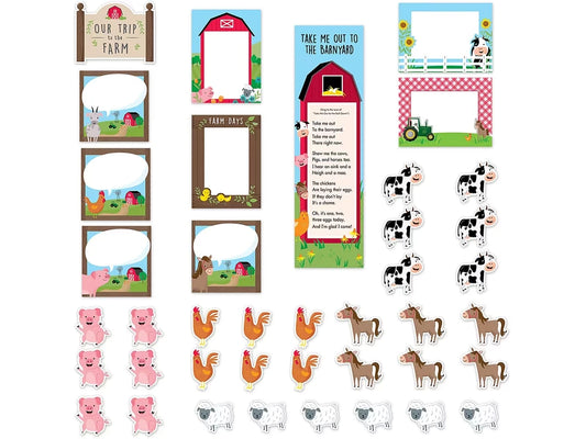 Farm Friends Our Trip to the Farm Bulletin Board Set - US 1384