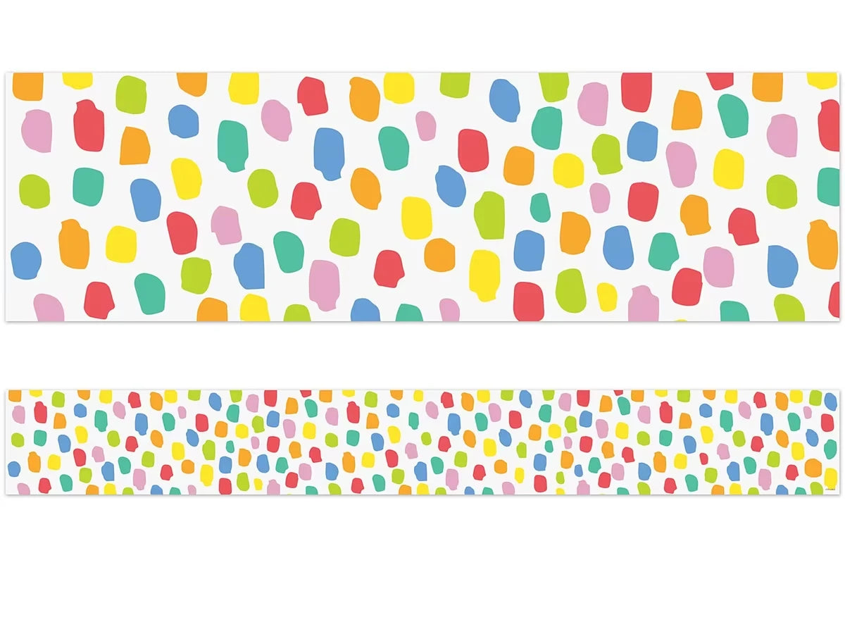 Colorful Messy Dot Border - US 3581