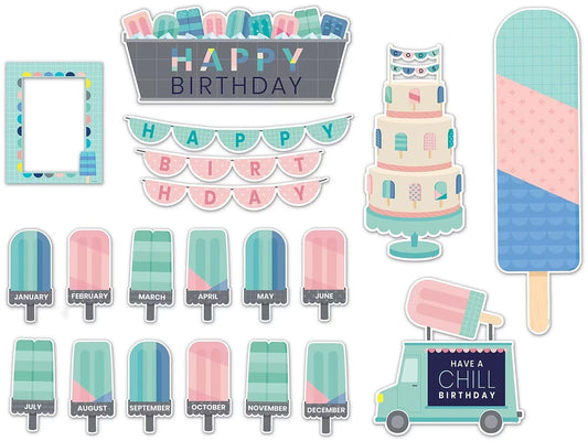 Calm & Cool Birthday Bulletin Board Set - US 7361