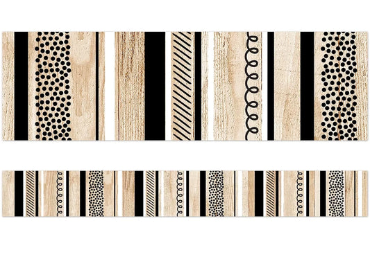 Stripes & Doodles Wood Border - US 3061