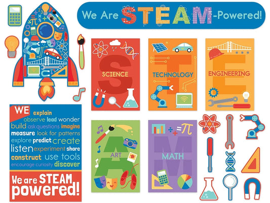 We Are STEAM-Powered Bulletin Board Set - US 9877