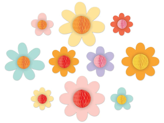 Groovy Flowers 3-D Accents - US 7471