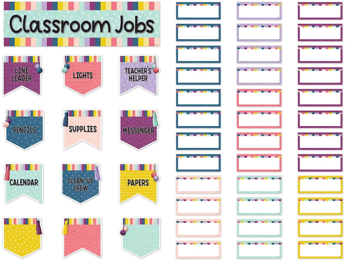 Oh Happy Day! Classroom Jobs Bulletin Board Set - US 8762