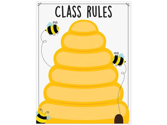 Busy Bees Classroom Rules Poster - US 8210