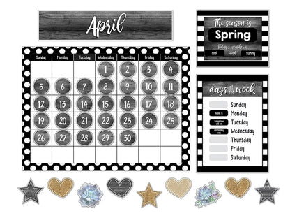 Simply Stylish Calendar Bulletin Board Set - US 6848
