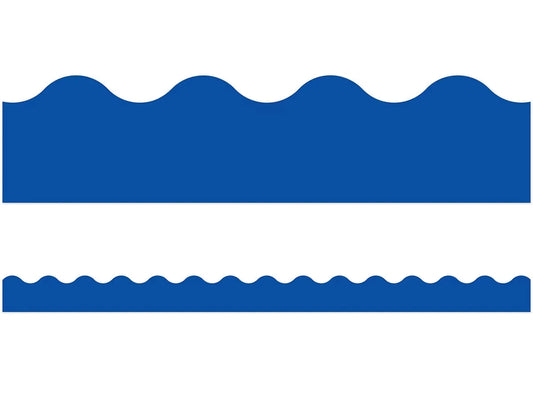 Royal Blue Scalloped Border - US 3788