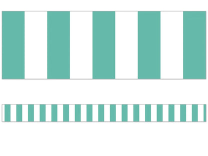 Simply Stylish Turquoise Striped Border - US 4512