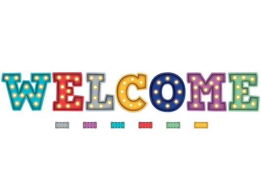 Marquee Welcome Bulletin Board Set - US 3974