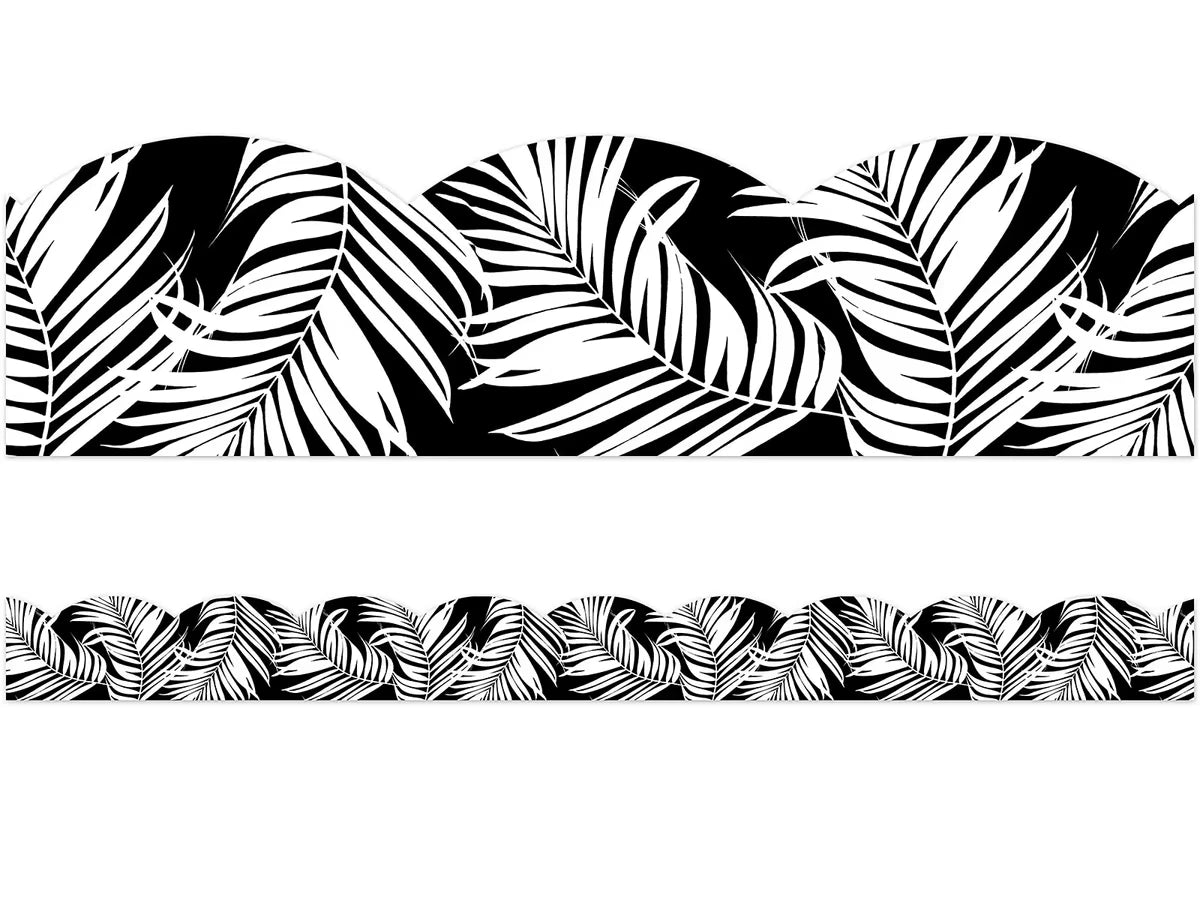 Simply Boho Leaf Scalloped Border - US 8530