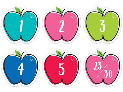 Doodle Apple Calendar Mini Accents - US 7907