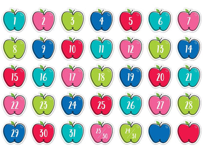Doodle Apple Calendar Mini Accents - US 7907
