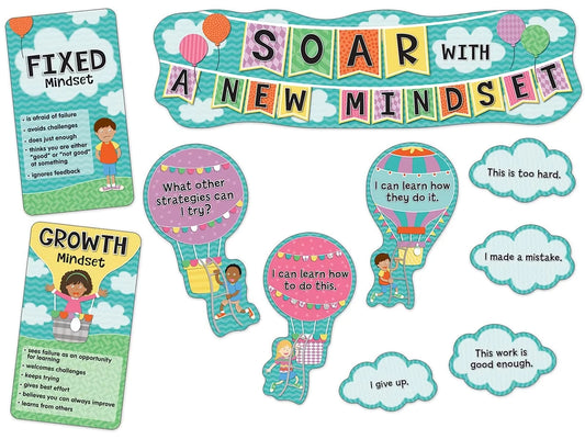 Up & Away Growth Mindset Bulletin Board Set - US 7503