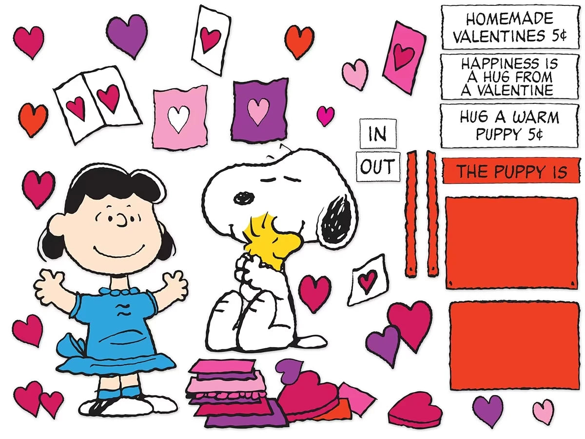 Peanuts® Valentine’s Day Bulletin Board Set - US 4322