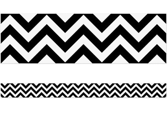 Black Chevron Border - US 6349