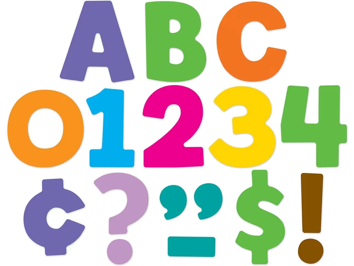 Color Splash 3" Punch-Out Letters - US 6184