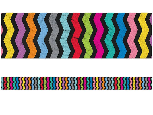 Colorful Chalkboard Double-Sided Border - US 5484