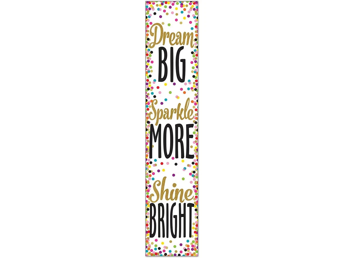 Confetti Motivational Banner - US 8999
