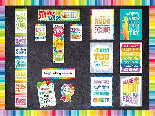 Painted Palette Behavior Management Bulletin Board Set - US 1137