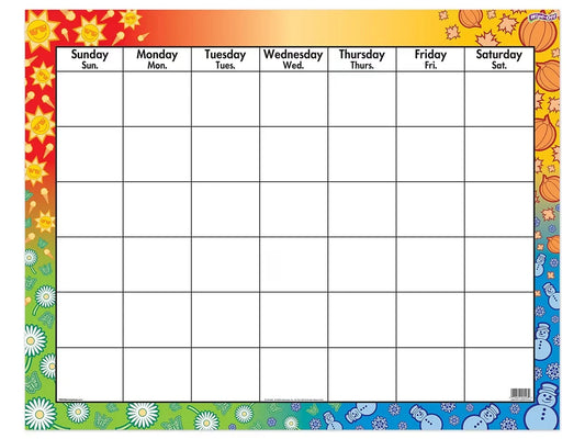 Four Seasons Write & Wipe Classroom Calendar - US 2334