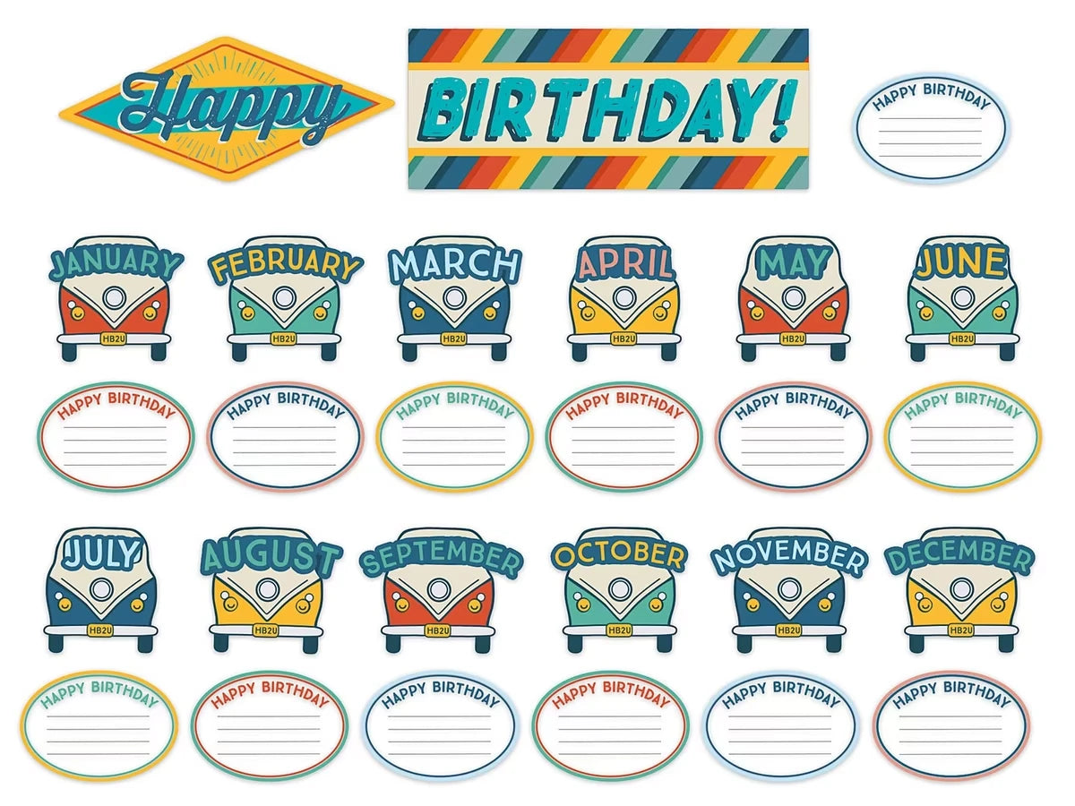 Adventurer Birthday Bulletin Board Set - US 2264