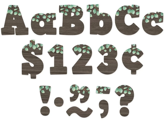 Eucalyptus 4" Punch-Out Letters - US 3565